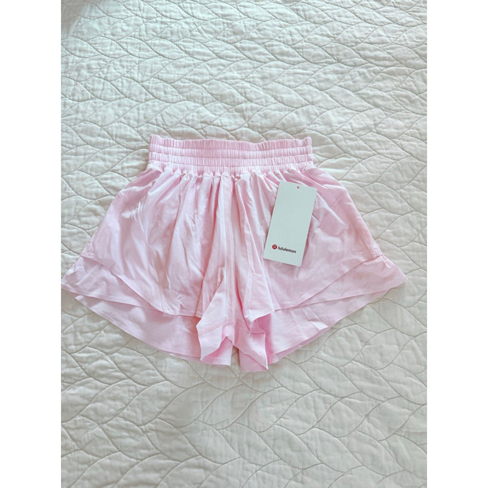 Women's Lululemon Pink Shake It Out High-Rise Run Short 2.5" XS - Picture 1 of 5